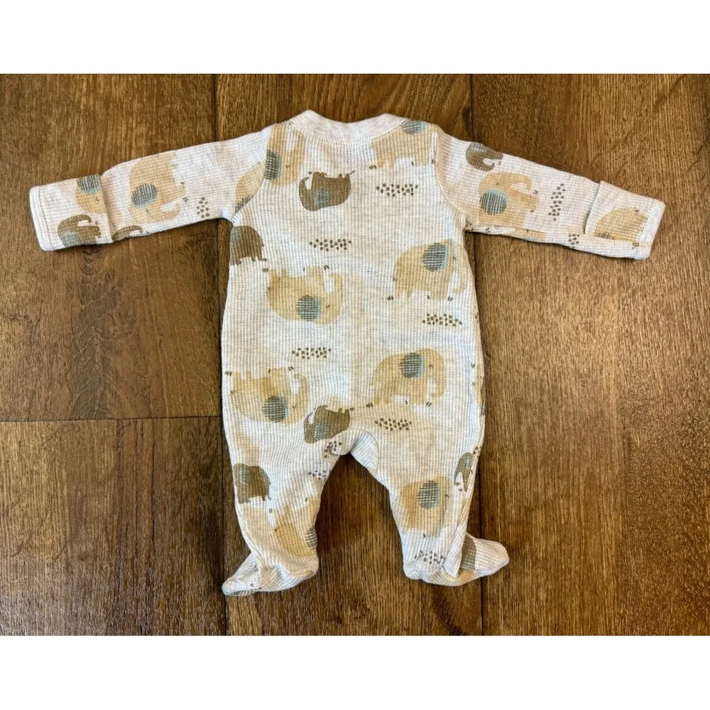 Carters Preemie Baby Boy Sleeper Outfit Romper Cotton Doll Neutral Colors Animal